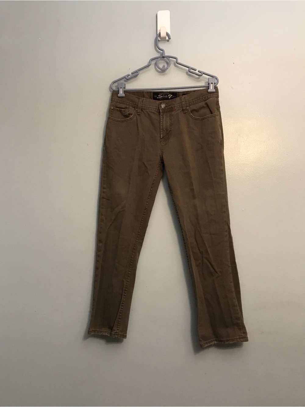 Seven7 Men's Skinny Pants in Olive